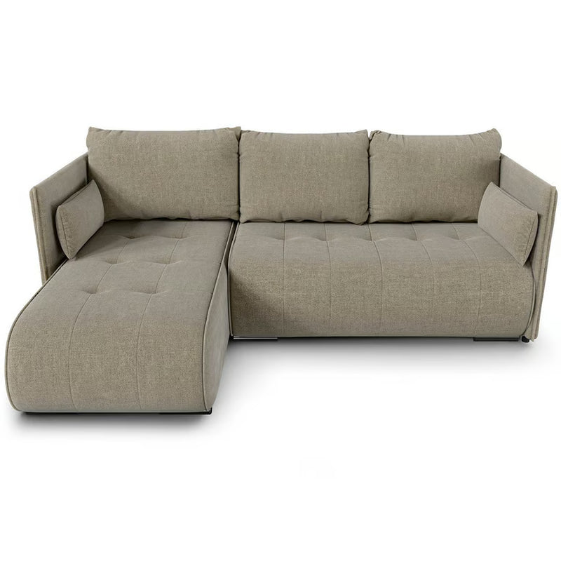 Corner Sofa Bed NESSA Reversible Chaise Lounge, Storage DAKO®