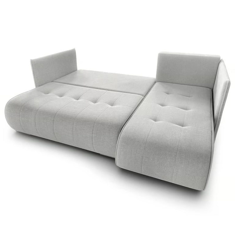 Corner Sofa Bed NESSA Reversible Chaise Lounge, Storage DAKO®