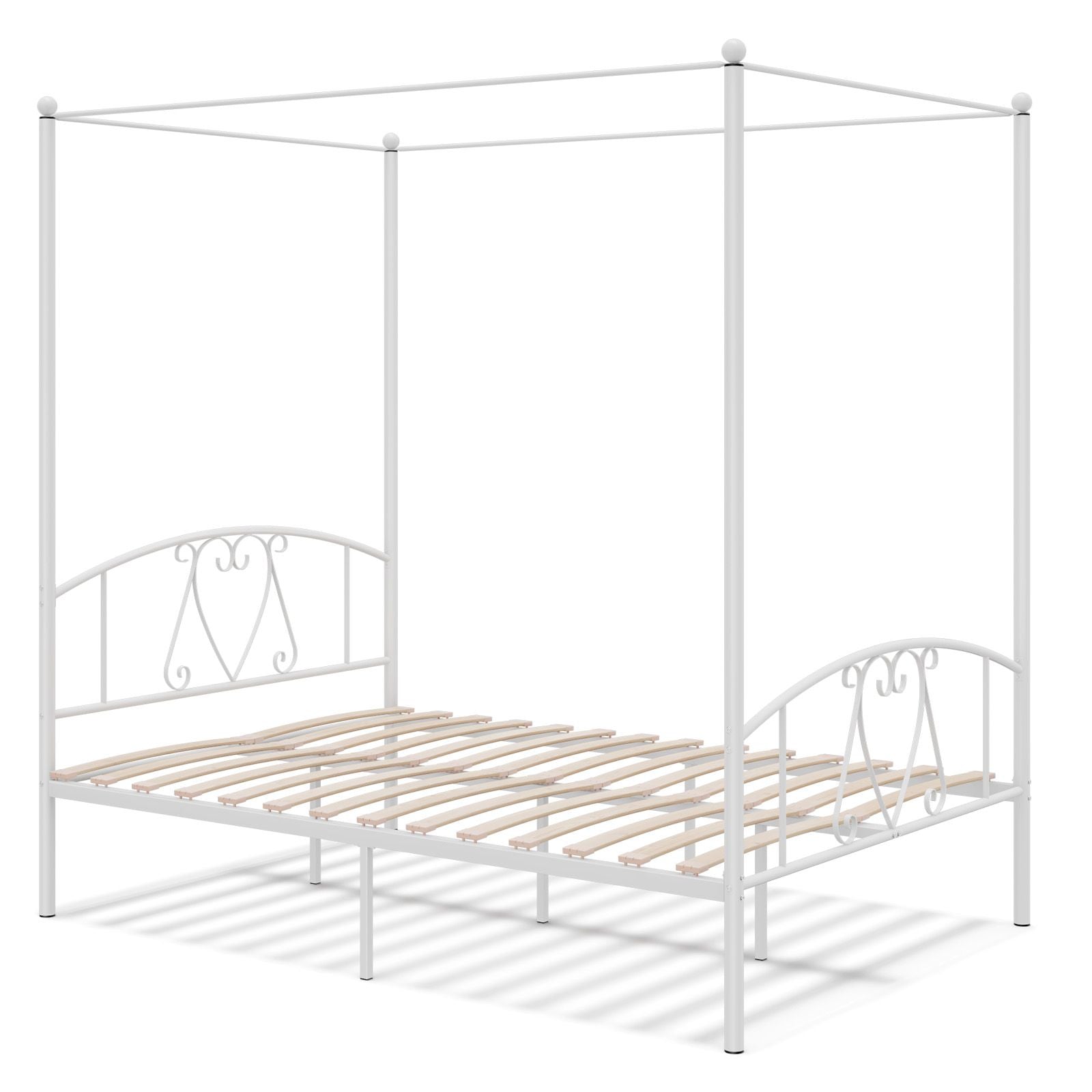 Double Size Metal Canopy Bed Frame