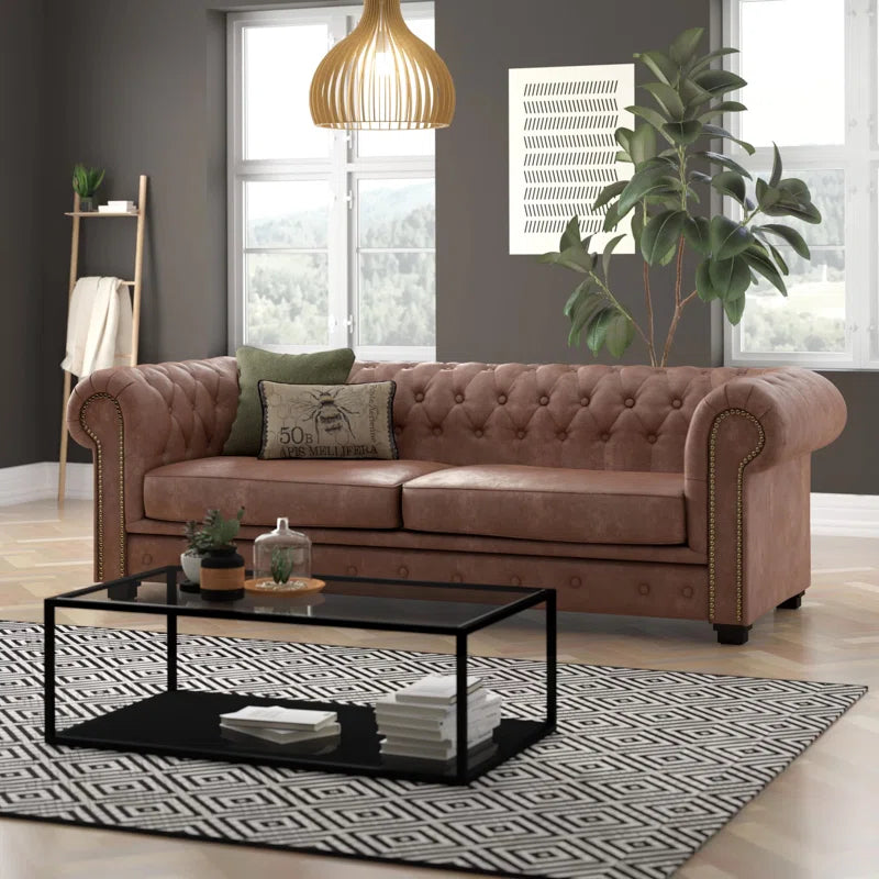 Haverly 3 Seater Chesterfield Sofa Bed