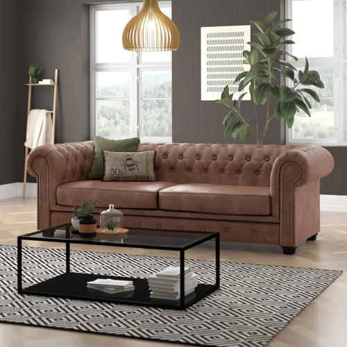 Haverly 3 Seater Chesterfield Sofa Bed