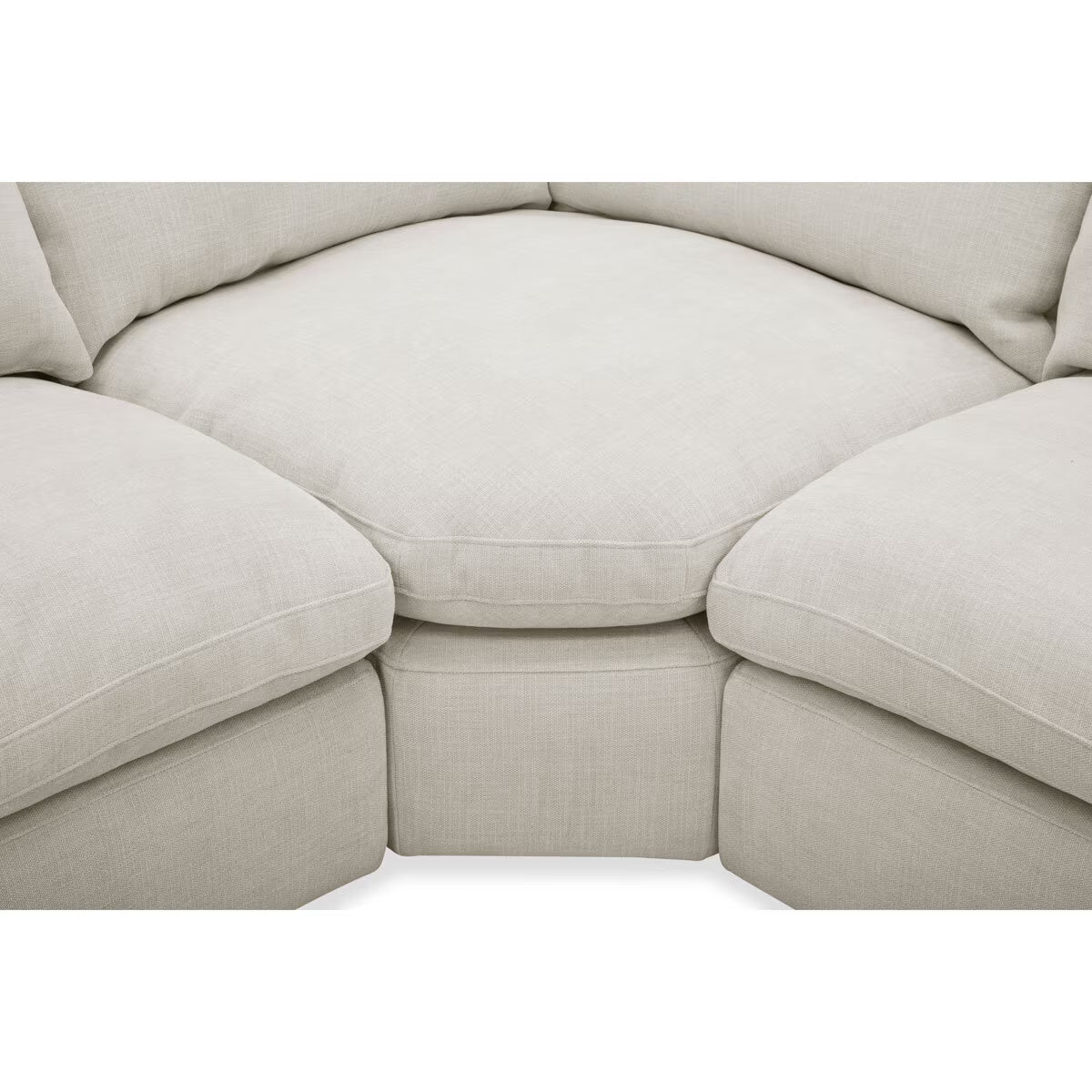 Holley Beige Fabric 5 Piece Modular Sofa