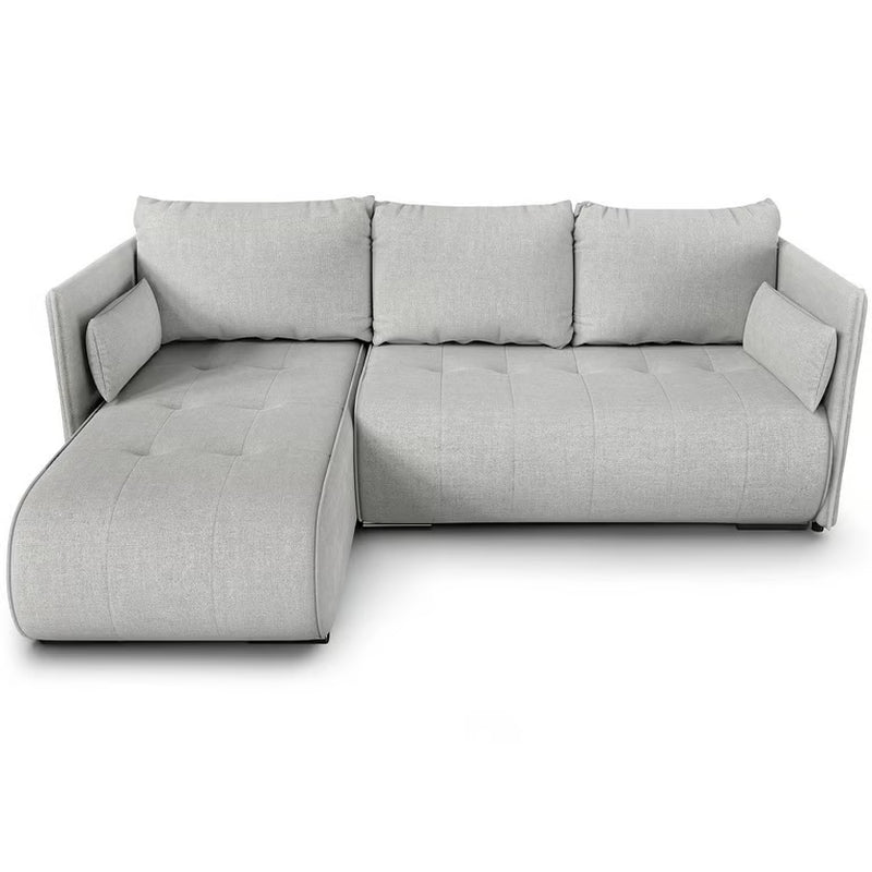 Corner Sofa Bed NESSA Reversible Chaise Lounge, Storage DAKO®