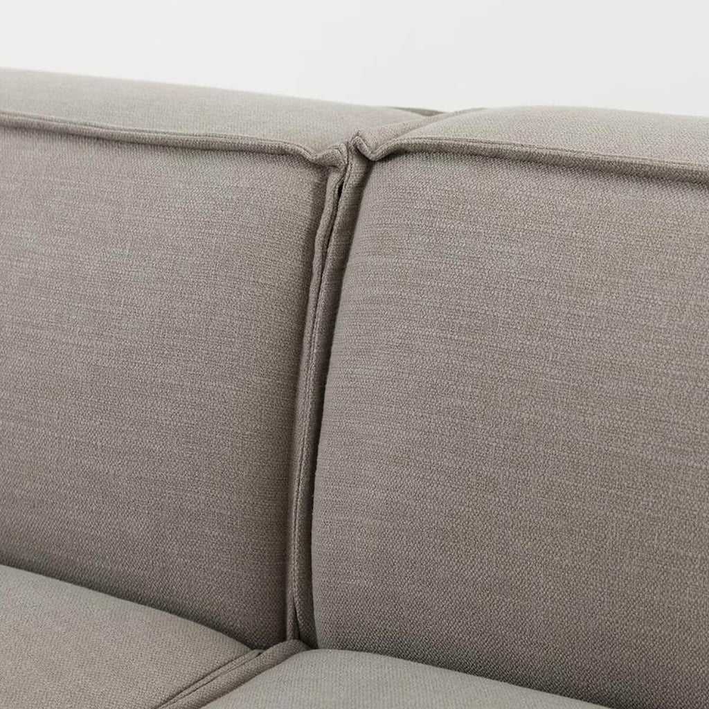 Model 03 Light Grey Linen 5 Piece Modular Sofa