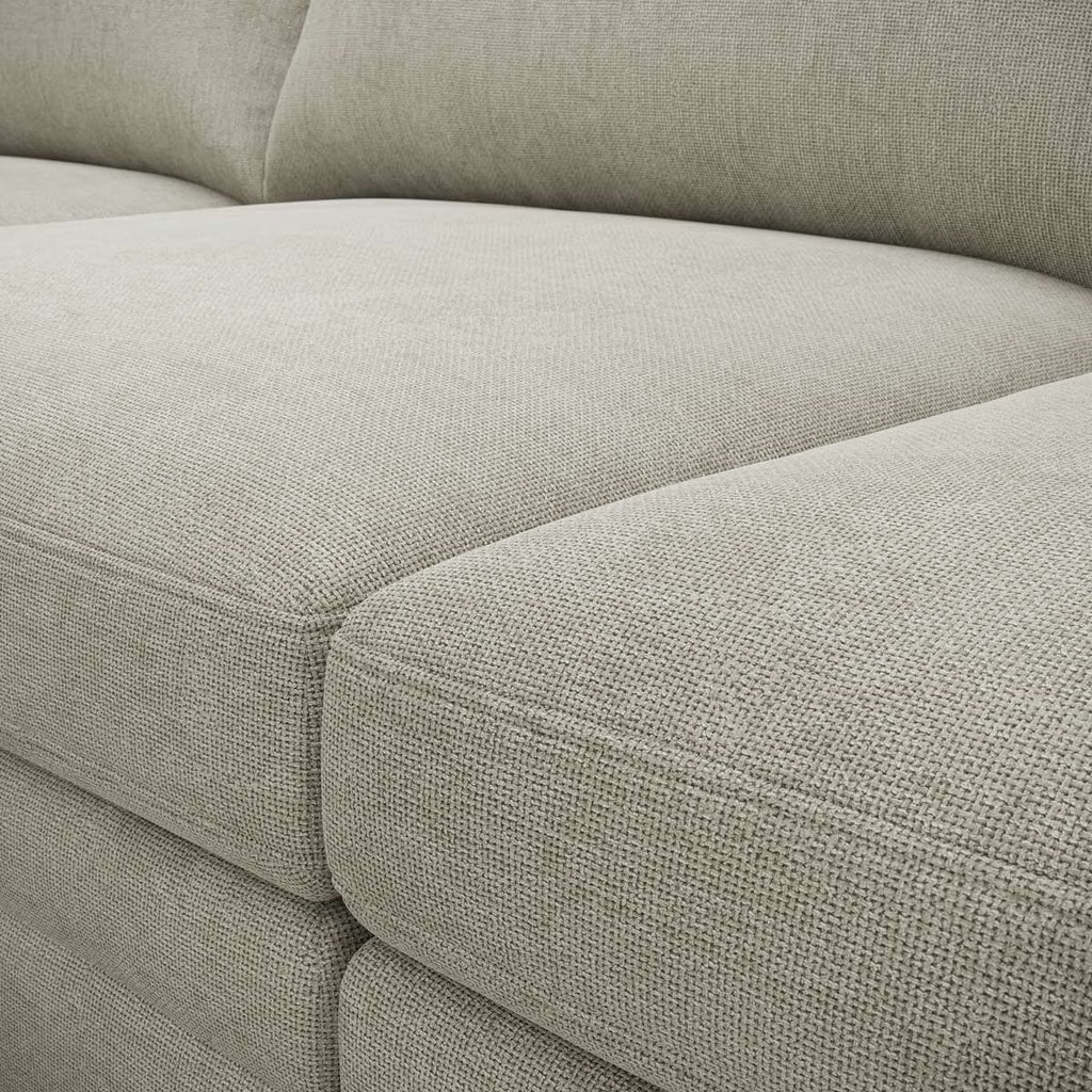 Tisdale Taupe 6 Piece Modular Fabric Sofa