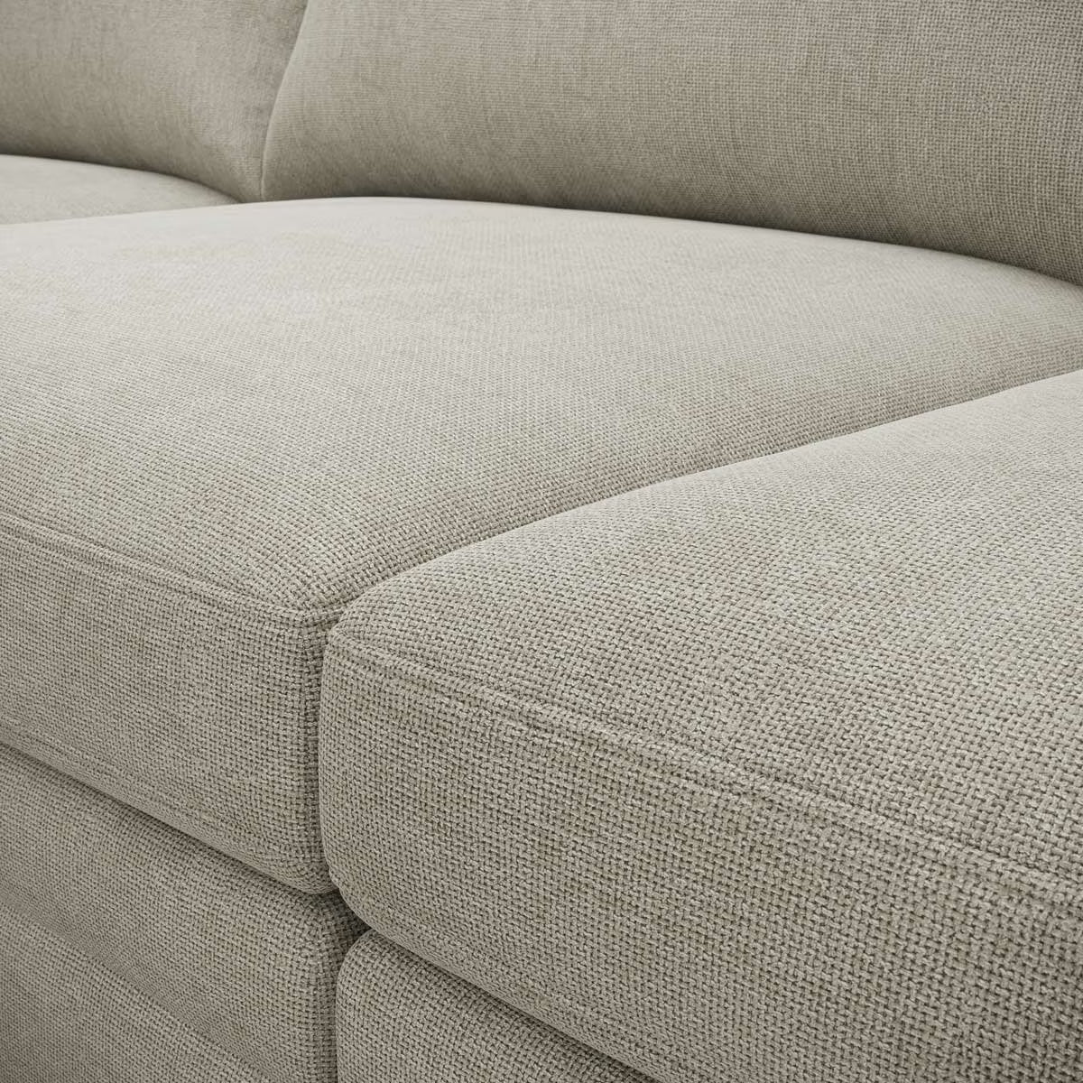 Tisdale Taupe 6 Piece Modular Fabric Sofa