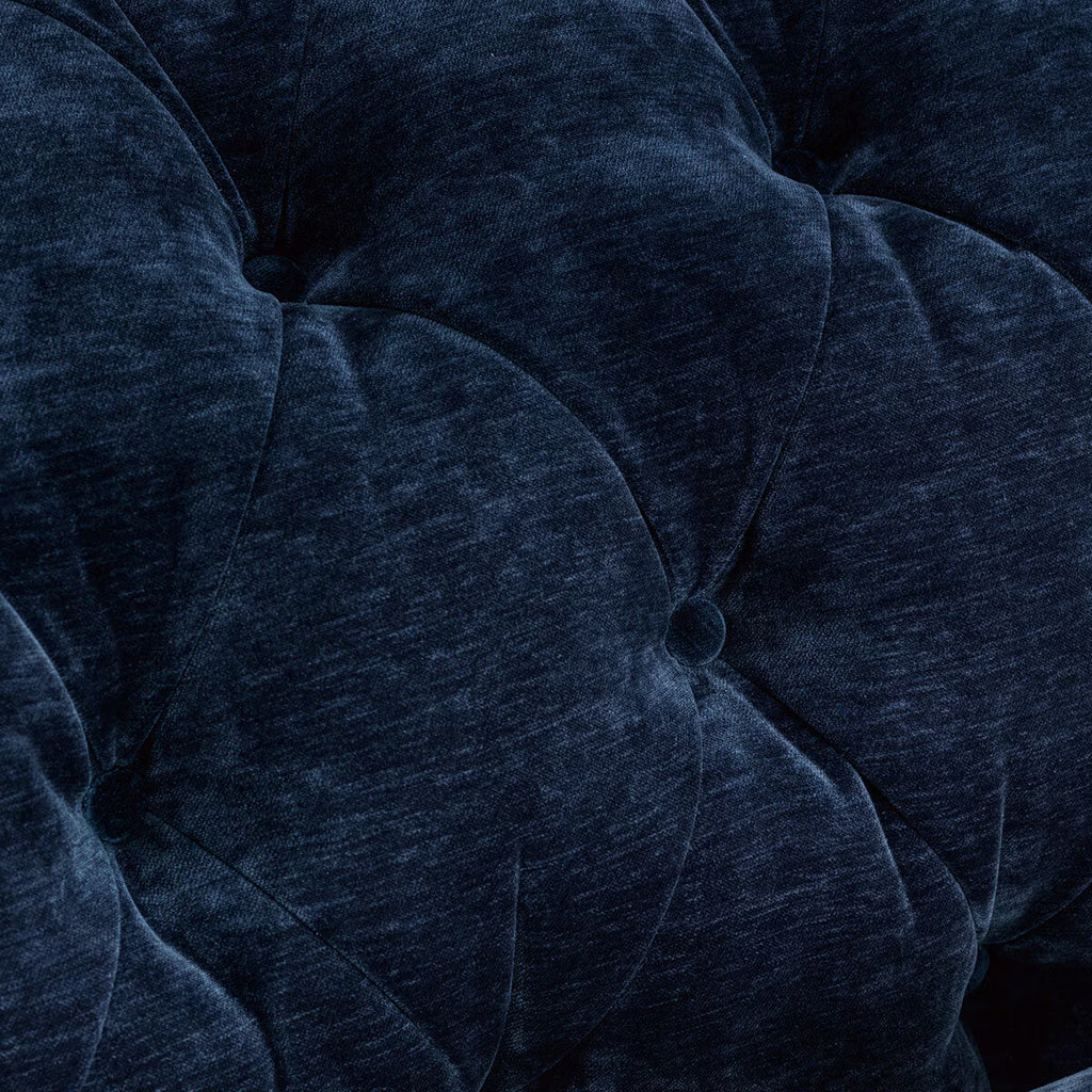 Allington 2 Seater Navy Fabric Chesterfield Sofa