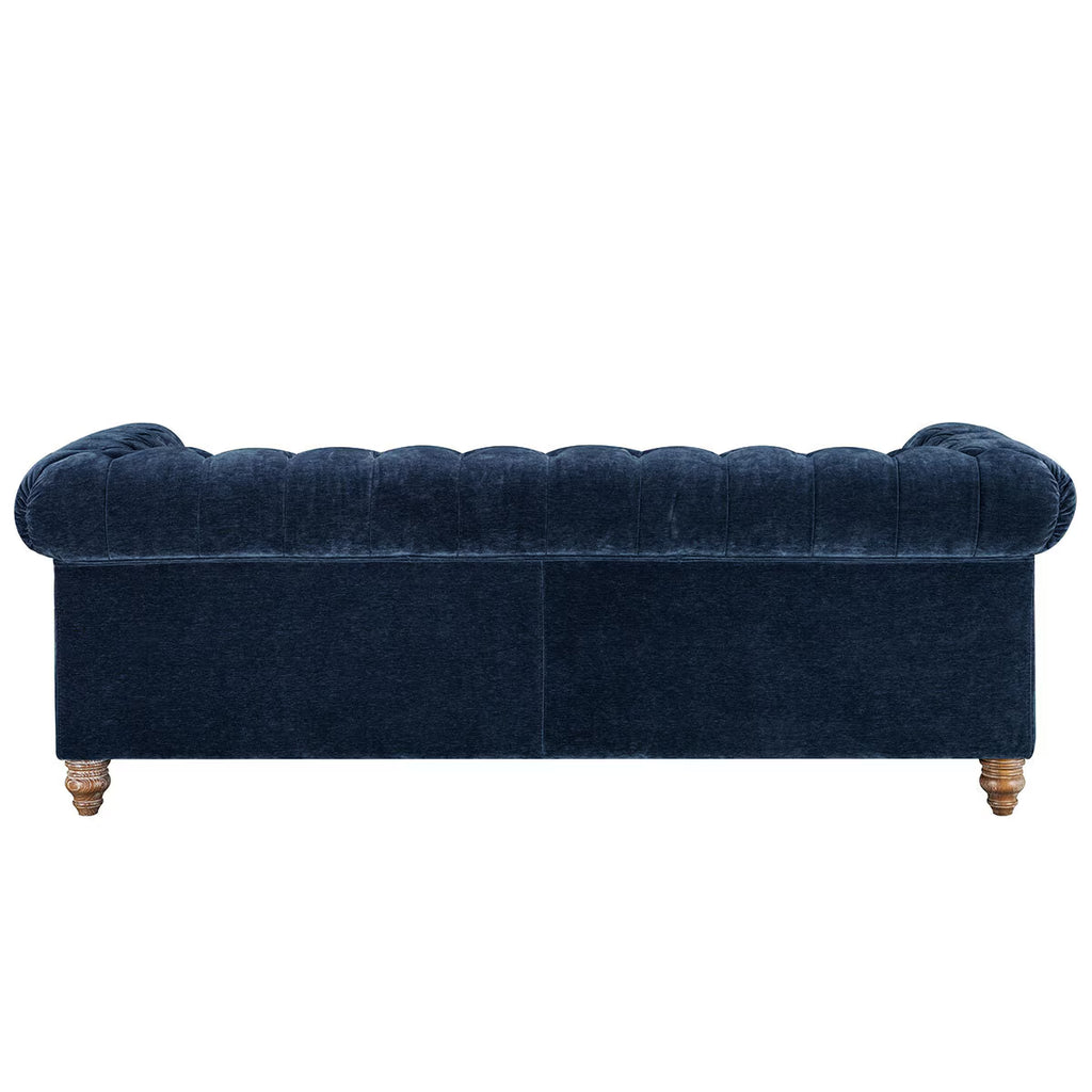Allington 3 Seater Navy Fabric Chesterfield Sofa