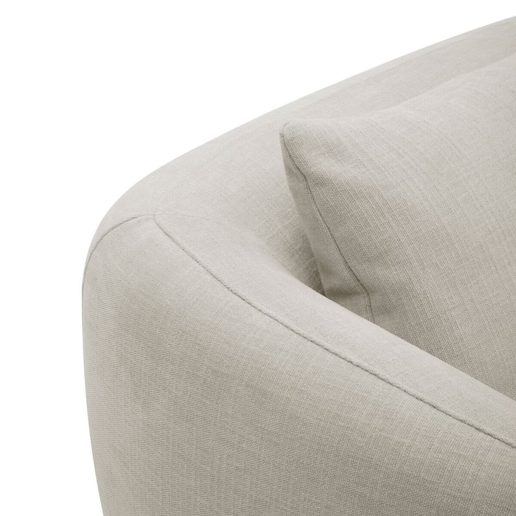 Holley Beige Fabric 5 Piece Modular Sofa