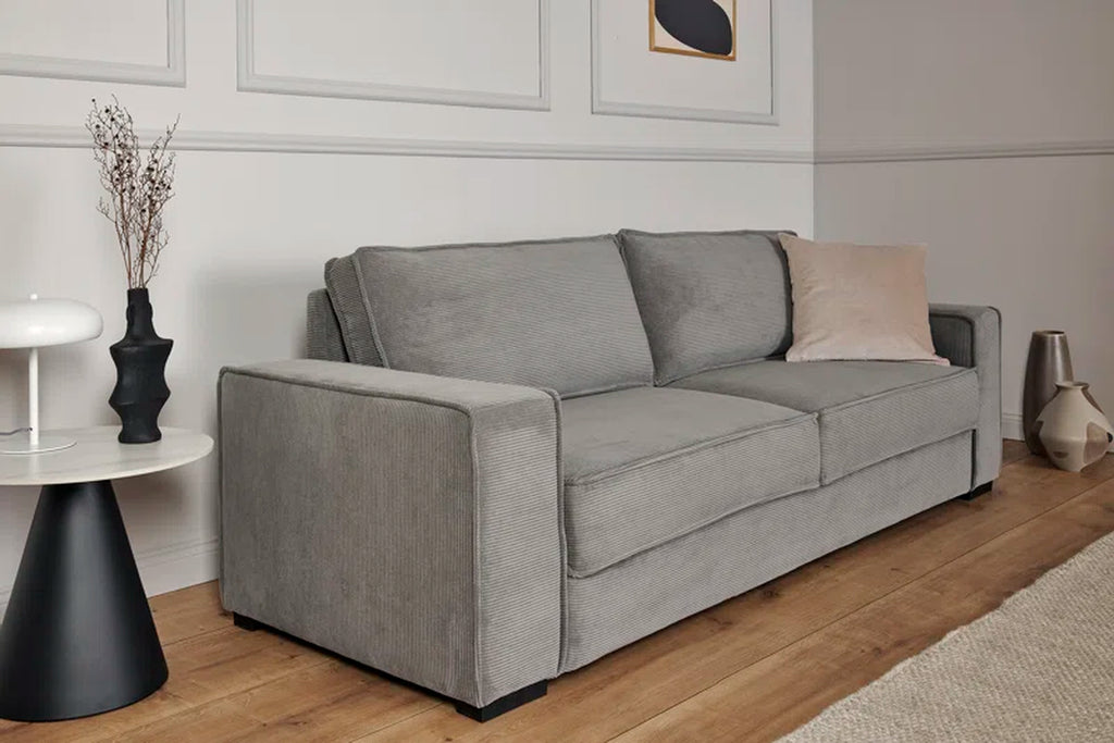 Charee 3 Seater Corduroy Fabric Sofa