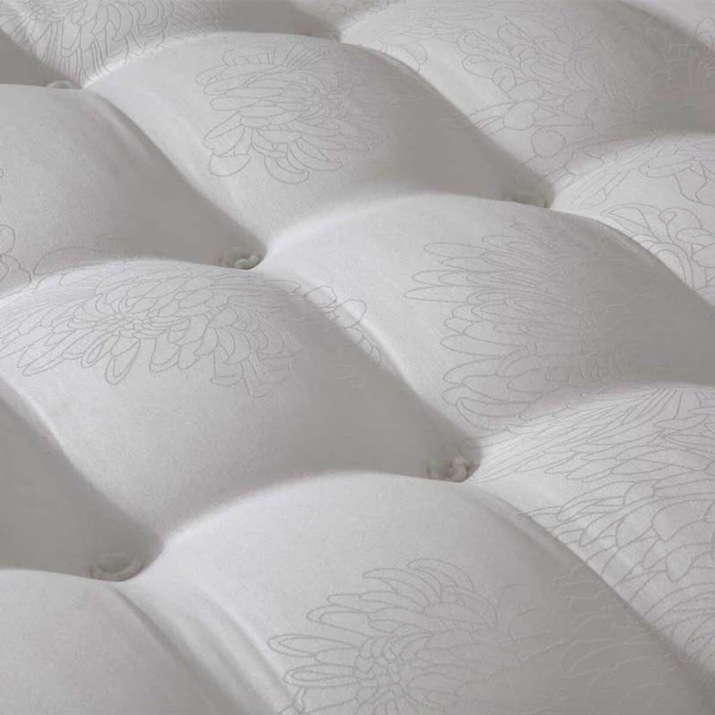 Pocket Spring Bed Company Pemberley Mattress & Grey Full Ottoman Divan in 3 Sizes