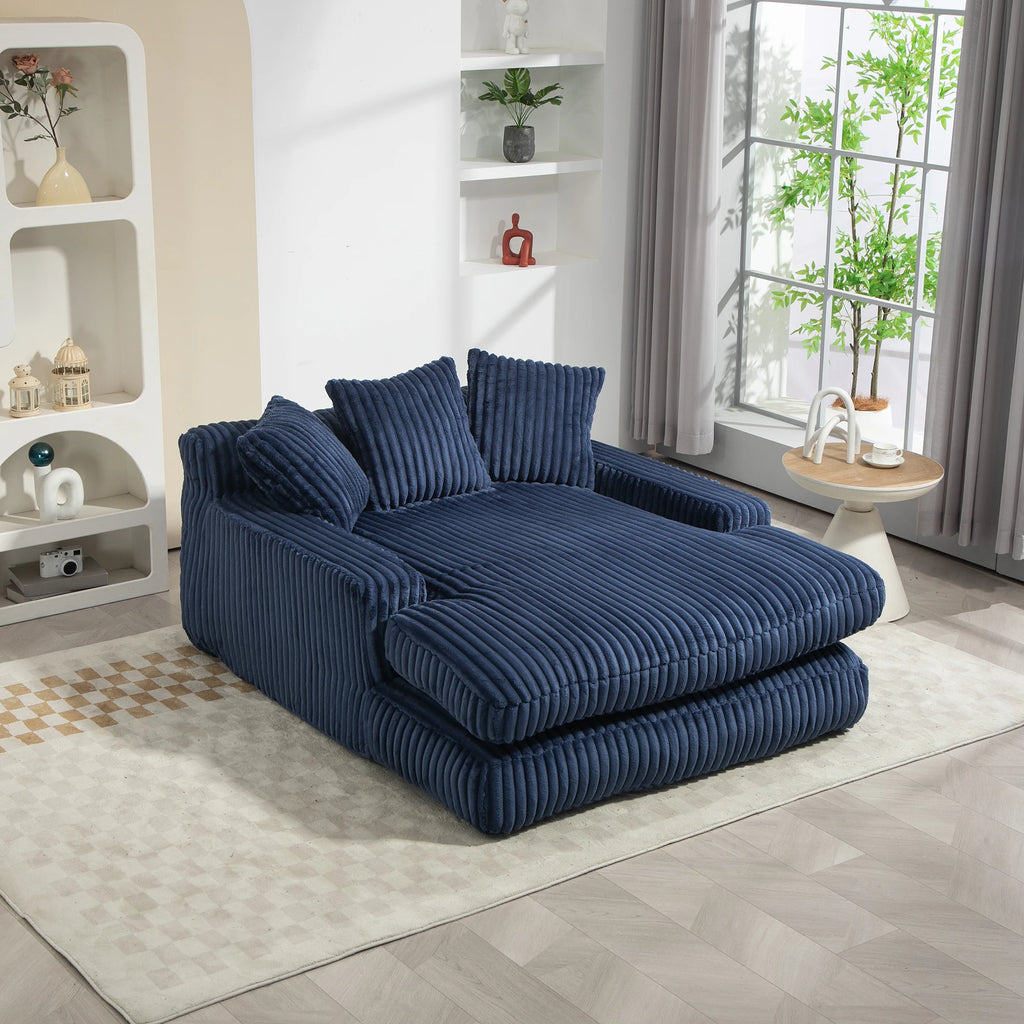 Indoor Bedroom Oversized Lounge Chair Sofa Living Room Soft Cushion Short Velvet Fabric Sofa Bed and Sleeping Chair