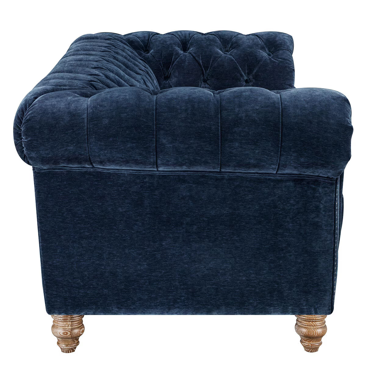 Allington 2 Seater Navy Fabric Chesterfield Sofa