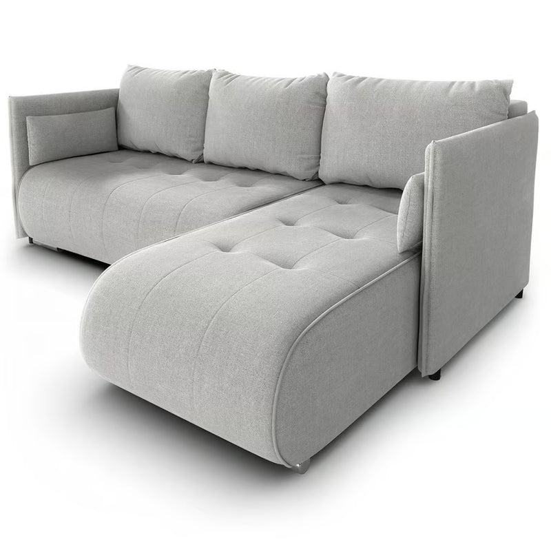 Corner Sofa Bed NESSA Reversible Chaise Lounge, Storage DAKO®
