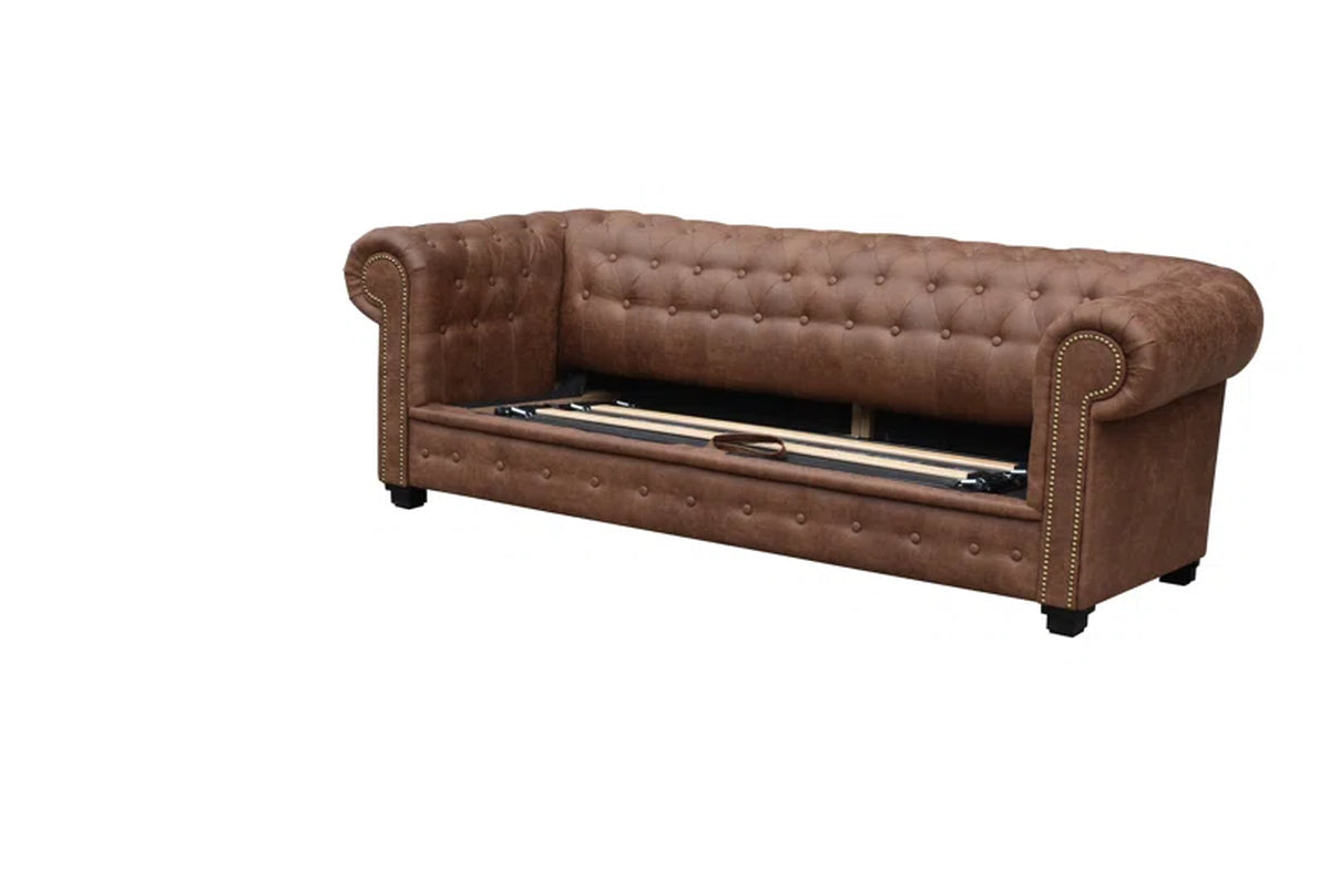Haverly 3 Seater Chesterfield Sofa Bed