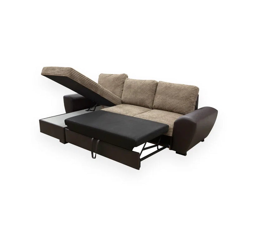 Acee Corner Sofa Bed Jumbo Cord
