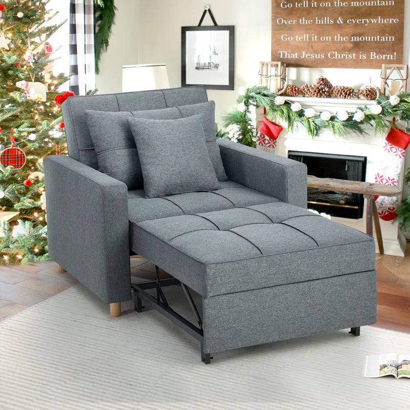 Emma-Leigh 1 Seater Fabric Accent Chairs Bed