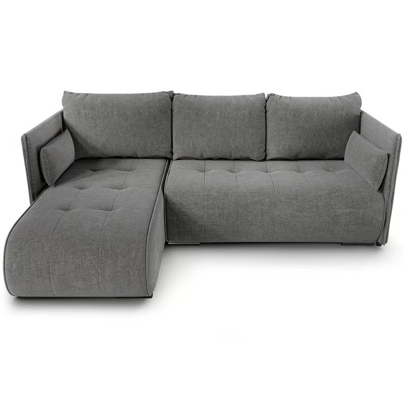 Corner Sofa Bed NESSA Reversible Chaise Lounge, Storage DAKO®