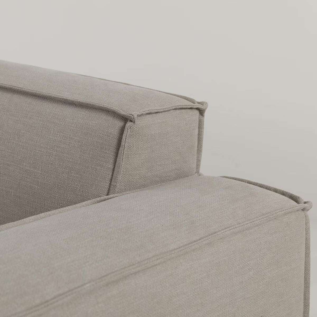 Model 03 Light Grey Linen 5 Piece Modular Sofa