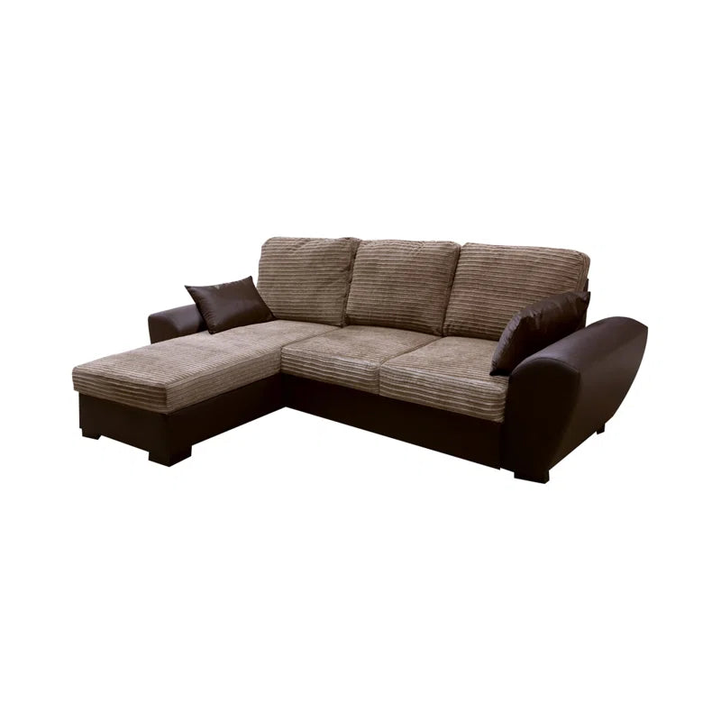 Acee Corner Sofa Bed Jumbo Cord
