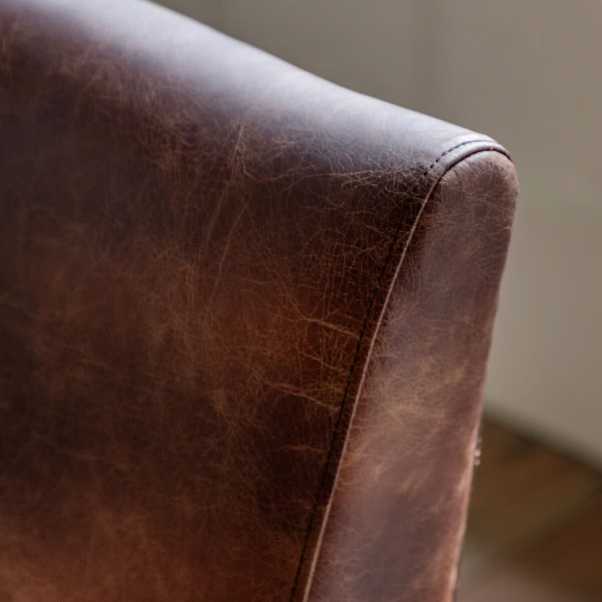 Neyland Brown Leather 2 Seater Sofa