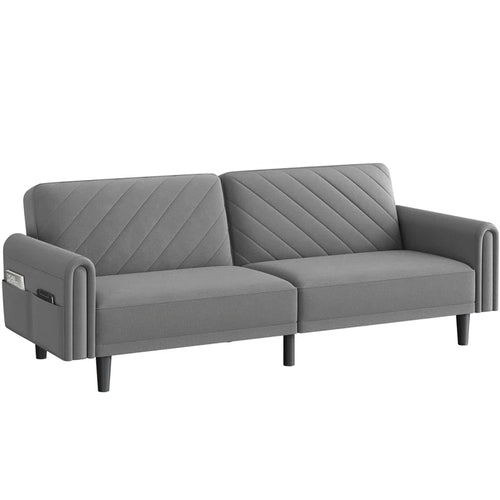 3-Seater Sofa Bed with Adjustable Backrest