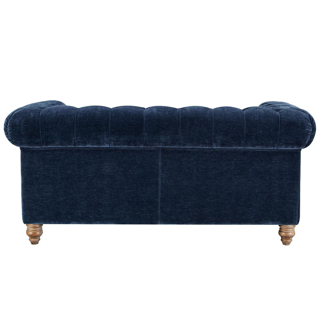 Allington 2 Seater Navy Fabric Chesterfield Sofa