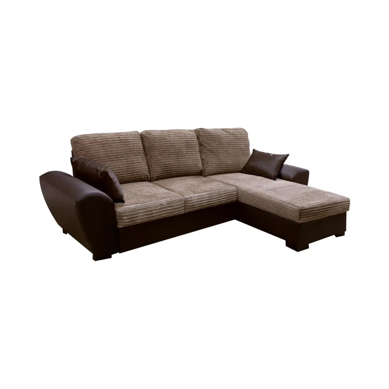 Acee Corner Sofa Bed Jumbo Cord