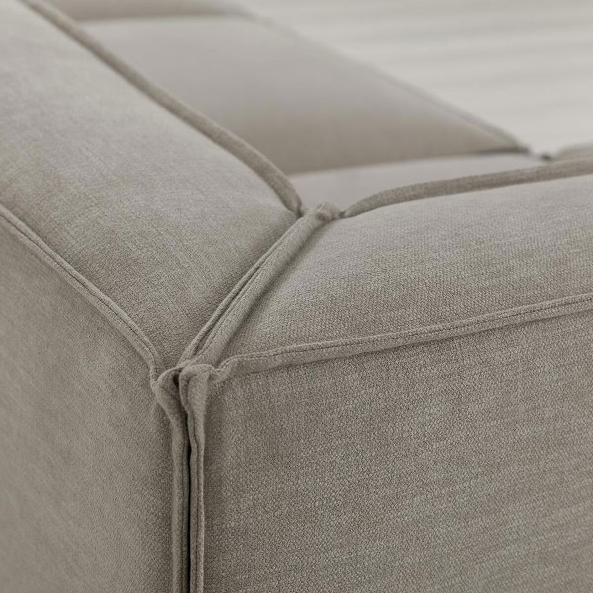 Model 03 Light Grey Linen 5 Piece Modular Sofa