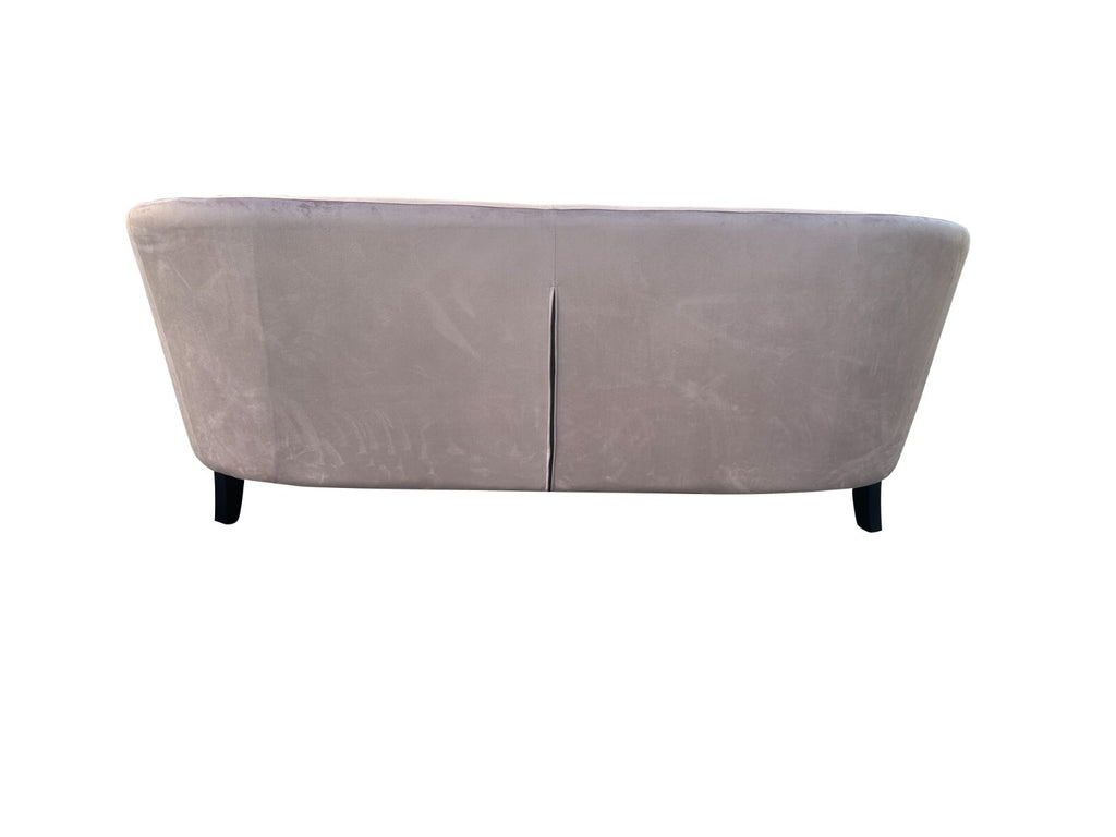 Pink Velvet Sofa 3 Seat Chairs Velvet Tub Chair Contemporary Living Room Accent