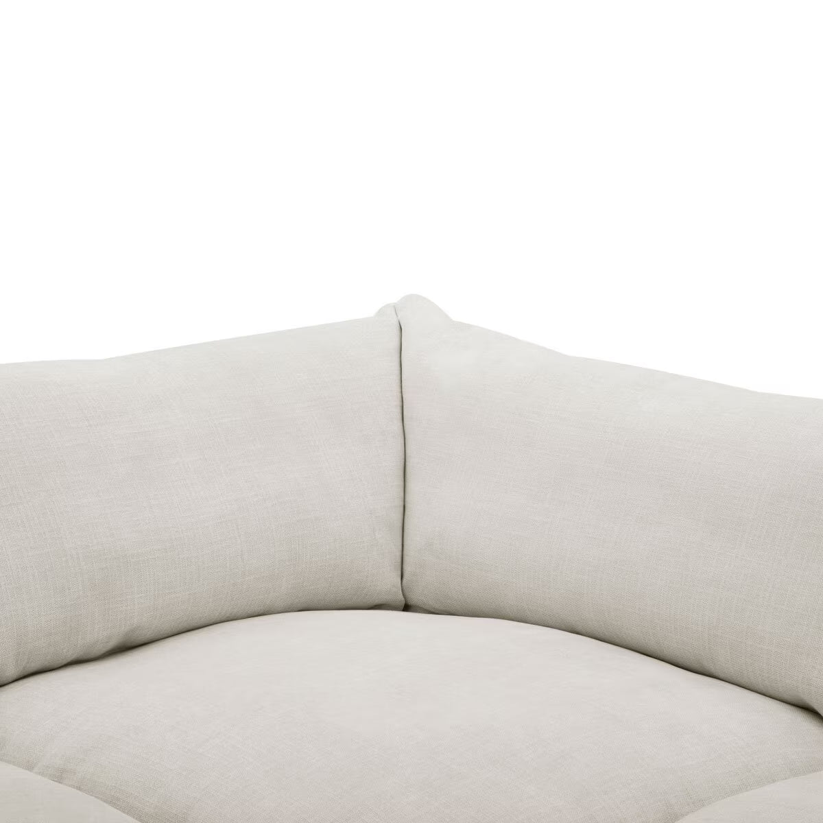 Holley Beige Fabric 5 Piece Modular Sofa