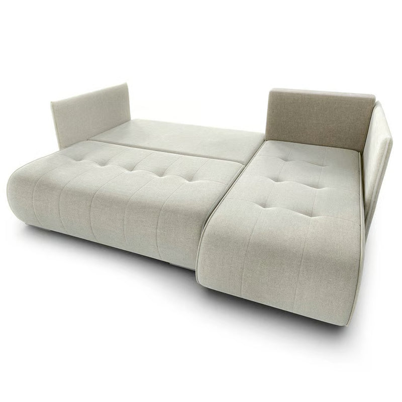 Corner Sofa Bed NESSA Reversible Chaise Lounge, Storage DAKO®