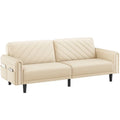 3-Seater Sofa Bed with Adjustable Backrest
