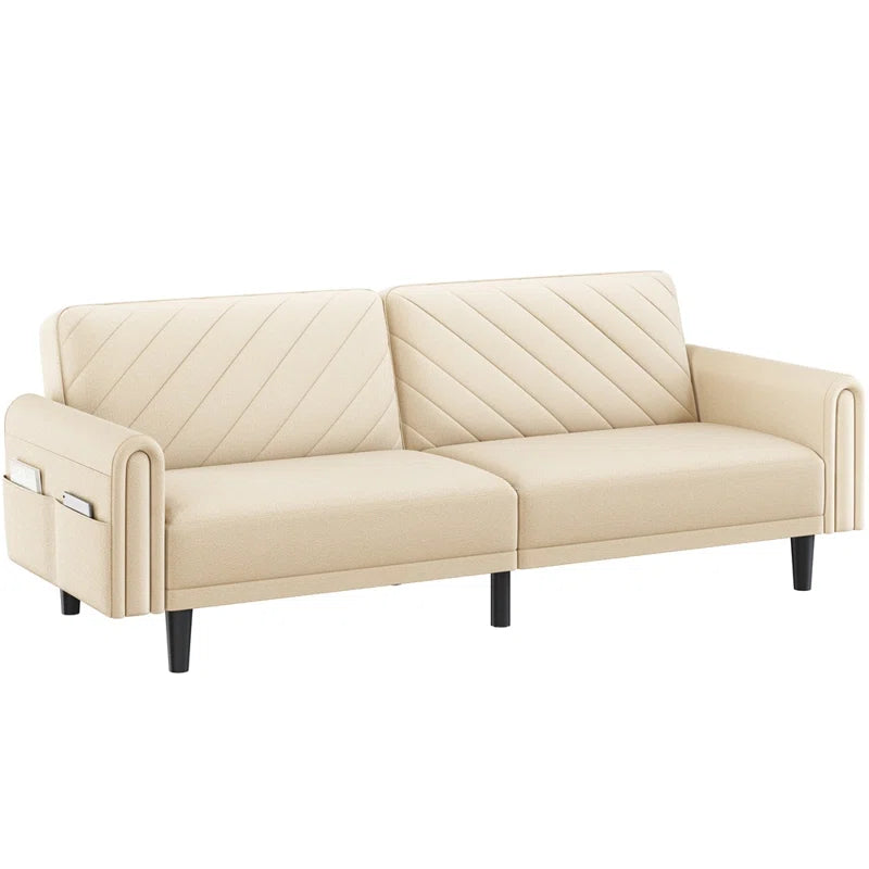3-Seater Sofa Bed with Adjustable Backrest