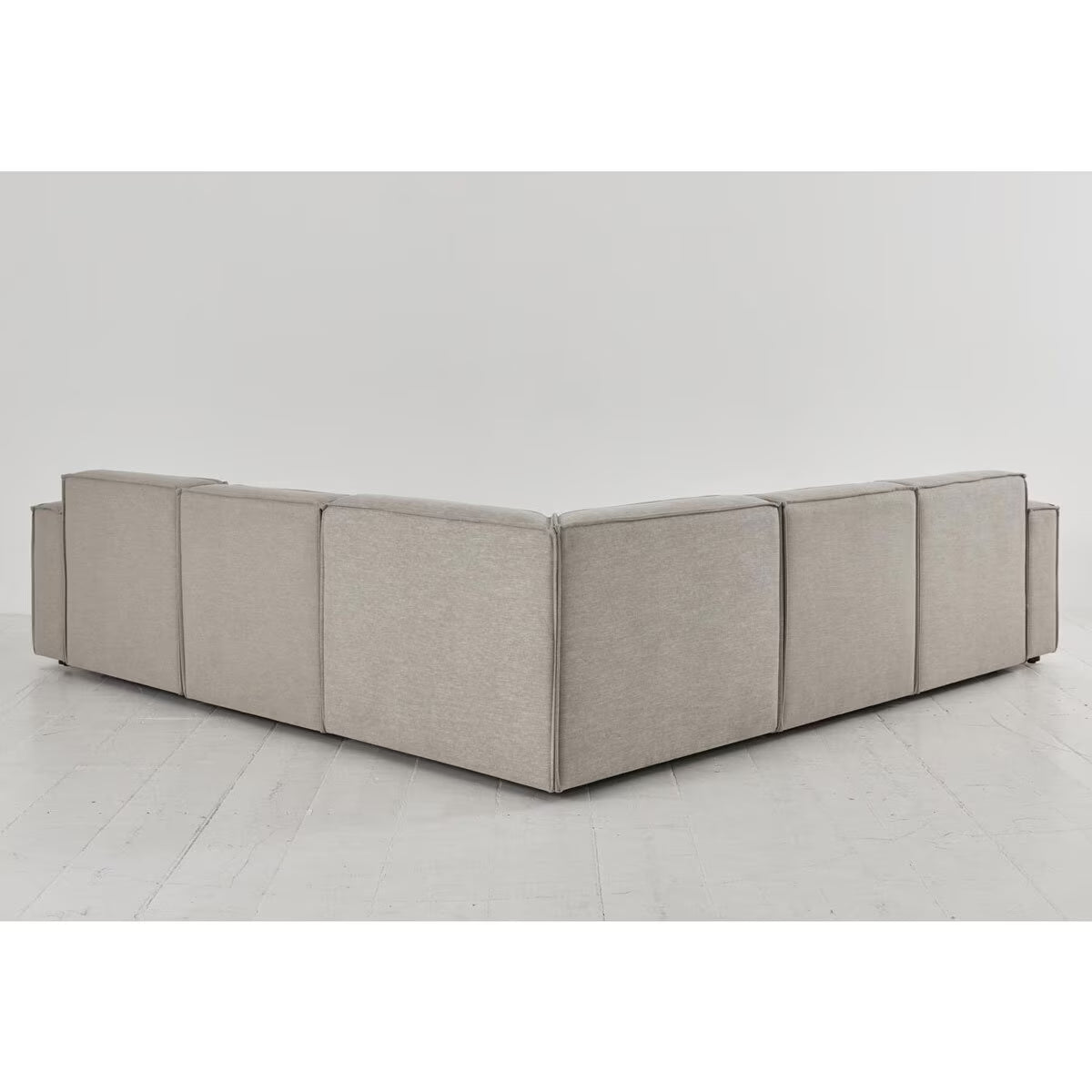 Model 03 Light Grey Linen 5 Piece Modular Sofa